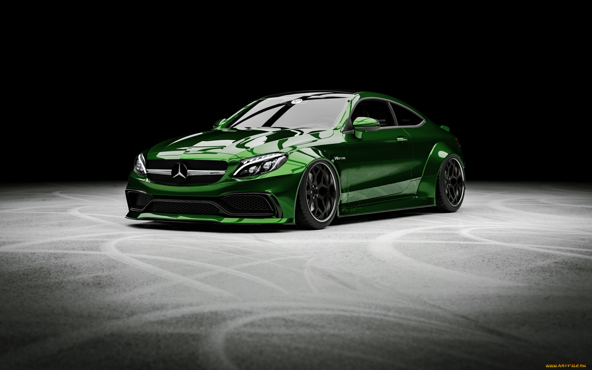 , 3, mercedes, benz, c, 63s, amg, widebody